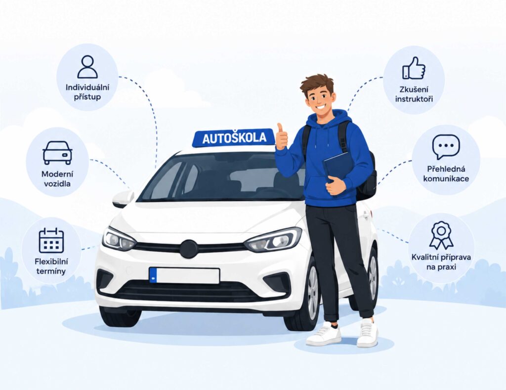 Autoškola Ostrava výhody